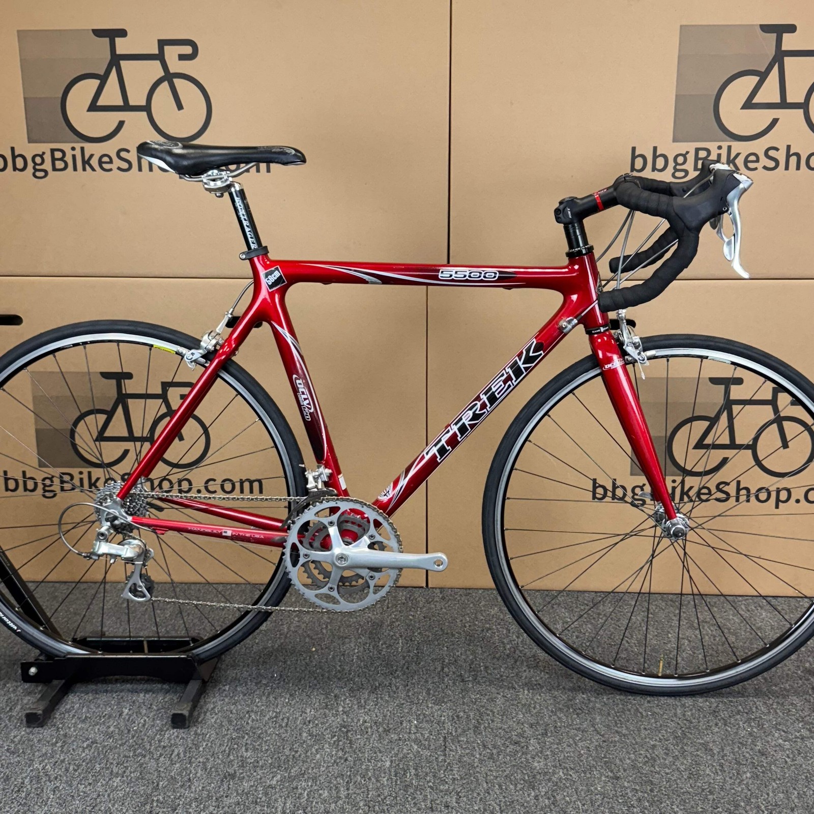 Used Trek 5500, Shimano Dura-Ace, Carbon Fiber Road Bike-2003, 56cm