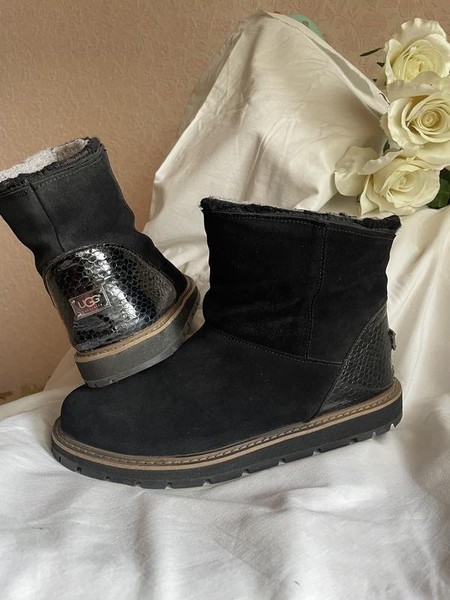 Women UGG Boots Black Suede 39 #88SM