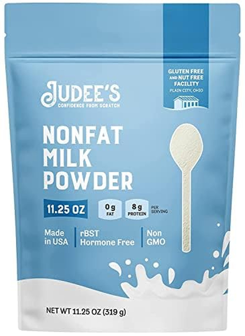 Non-Fat Milk Powder for Baking - 11.25 Oz Non-Gmo, Keto-Friendly - No BST Hormon