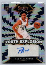 2024-25 Panini Select #YE-TAX Trey Alexander Youth Explosion Signatures