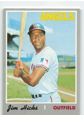 1970 Topps #173 Jim Hicks - California Angels EX-EXMINT