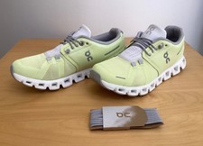 On Cloud 5 Running Shoes Women's Size 7 Speed Lacing Lightweight Hay Frost