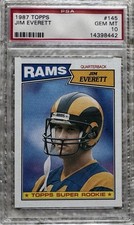 1987 TOPPS JIM EVERETT RC PSA 10