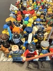 Huge LEGO Minifigure Lot Mixed Sets Marvel Star Wars Ninjago City Parts Used