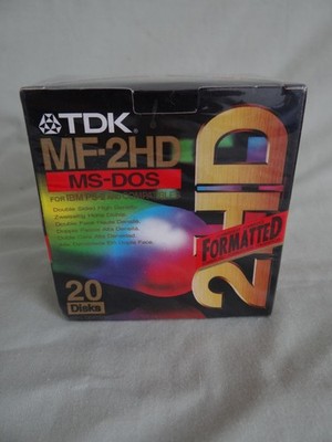 20x TDK MF-2HD  3,5'' Disketten  NOS/OVP