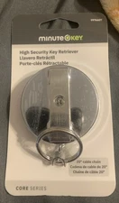 Minute Key High Security Key Retriever Core Series 20" Cable Chain NEW SEALED
