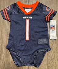 Chicago Bears Justin Fields 1 Baby Jersey Bodysuit 3  6 Months NFL Team Apparel