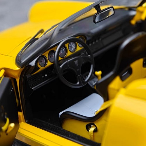 NOREV 1/18 Scale Porsche 911 Speedster 1993 Yellow Diecast Model Toy - Picture 8 of 8