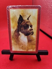 Vintage Unopened Western Publishing Sealed Playing Cards Boxer Dog Made in USA