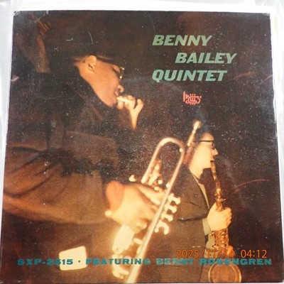 EX Benny Bailey Quintet Bernt Rosengren Sonet SXP-2515 Vinyl 7'' 45 EP Sweden