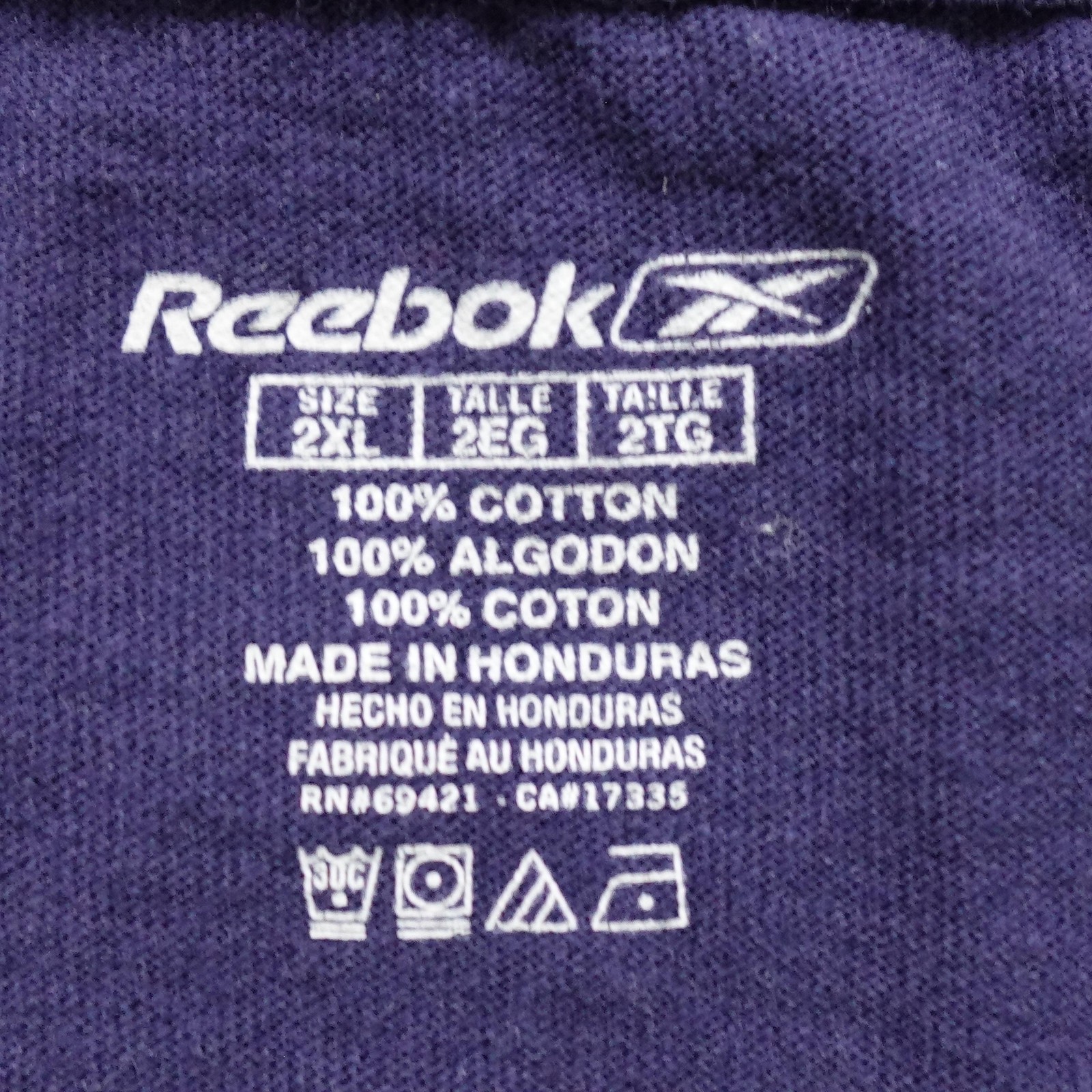 Chicago Bears Shirt Mens 2XL Blue NFL Logo Football Reebok Graphic T-Shirt Tee thumbnail 5