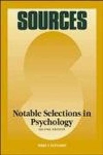 Sources: Notable Selections in - Paperback, by Pettijohn Terry F. - Very Good