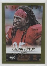 2014 Score Rookie Gold Zone 41/50 Calvin Pryor #348 5ta