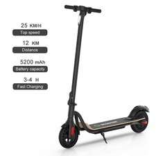 250W Foldable Electric Scooter 12KM Long Range Kick E-Scooter for Adults Teens
