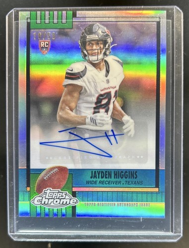 2025 Topps Chrome Jayden Higgins Superfractor (RAW)