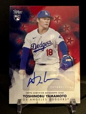 2024 Topps Baseball Stars Autographs RC Yoshinobu Yamamoto #17/25 BSAU-YY