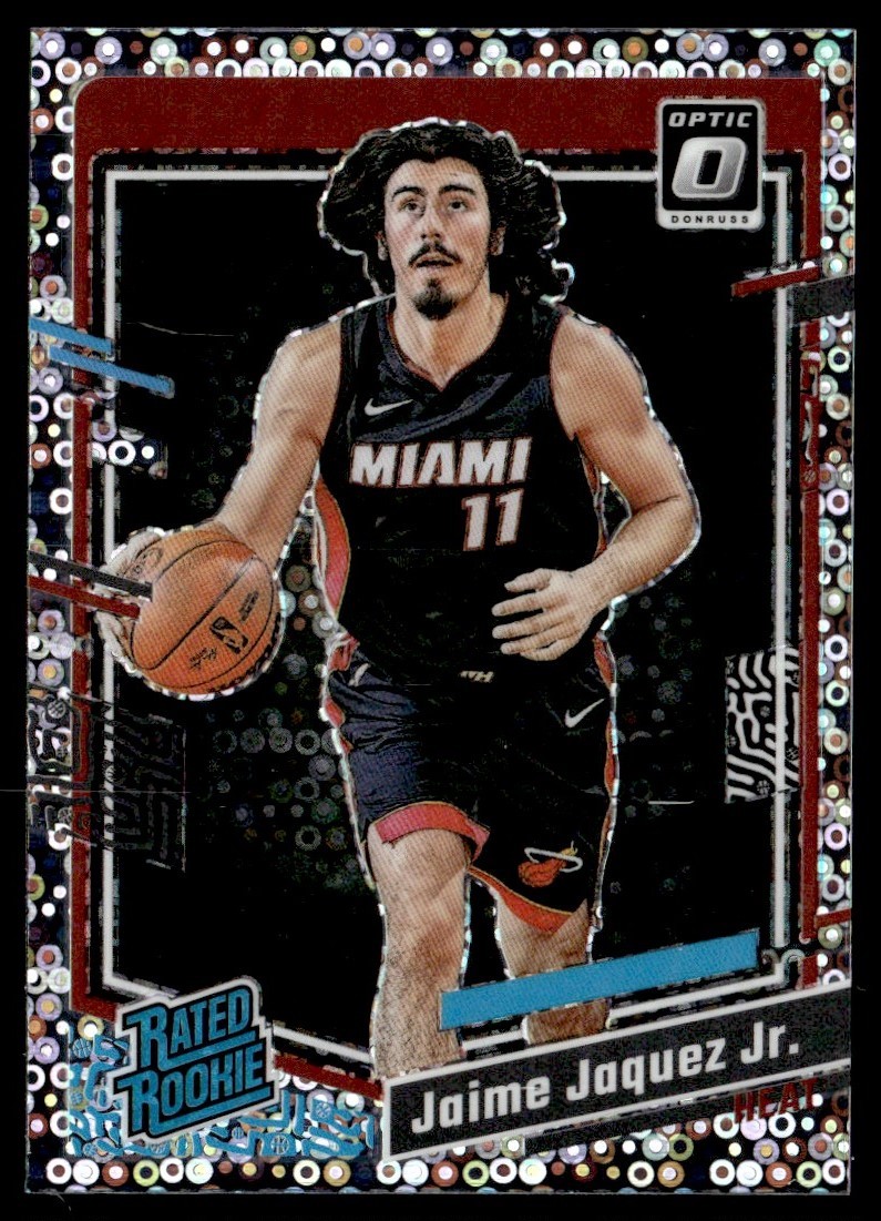 2023-24 Donruss Optic Rated Rookie Fast Break Holo Prizm Jaime Jaquez #216 GS1