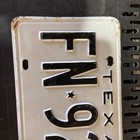 1961  Texas License Plate — photo 3