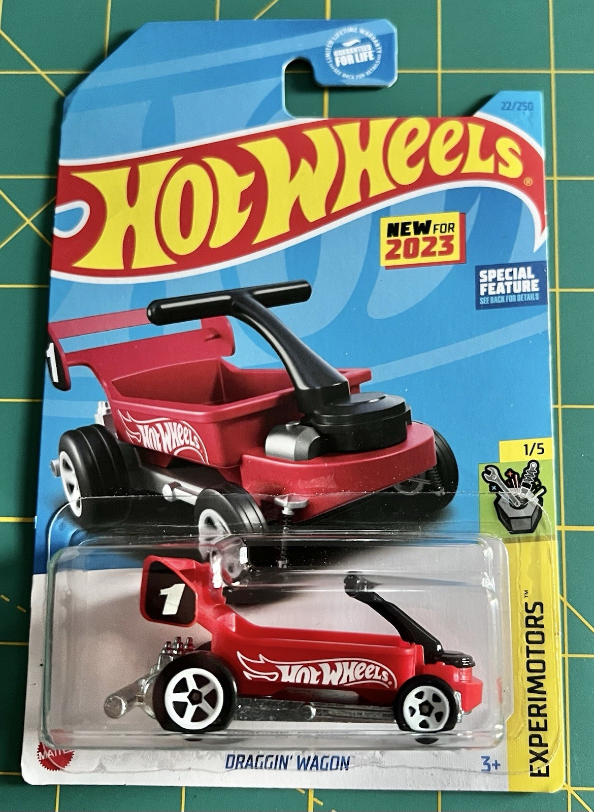 2023 HOT WHEELS DRAGGIN&rsquo; WAGON RADIO FLYER EXPERIMOTORS 1/5 RED NEW FOR 2023