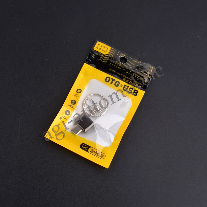 USB Type-C OTG to for Micro SD TF Adapter Memory Card Reader with Key Ring New - Image 4 of 4