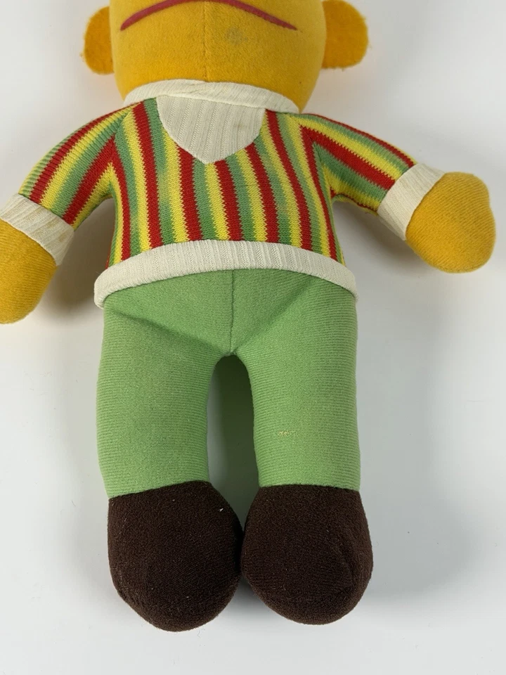 Vintage Playskool Knickerbocker Bert and Ernie Plush 1980’s Sesame Street 12” - Image 4 of 4