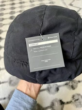 Eddie Bauer Trapper Hat Black S/M 650 Fill Premium Down Superior Hunting Cabin