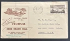 Australia FDC 1956 Ballarat Begonia Festival Cobb Coach Mail