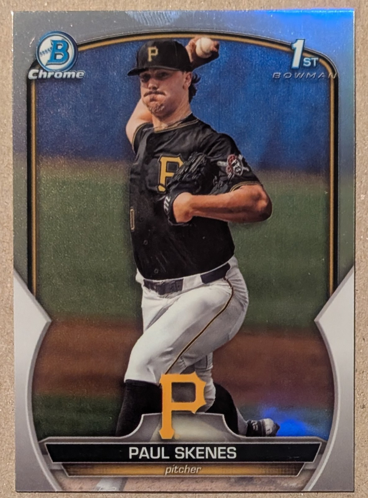 Paul Skenes 2023 Bowman Draft Chrome #BDC-14 Refractor (RC) Pittsburgh Pirates 