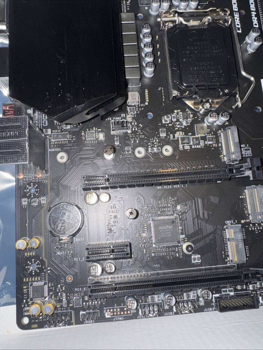 MSI Z390M-S01 LGA1151 Intel Z390 DDR4 Dual M.2 USB3.1 MATX