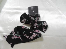 INC International Concepts INC Flower-Print Big Bow Ponytail Holder Y602