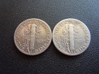 1943 S & P Mercury Dime Coin - 2 Coins #4 — photo 2