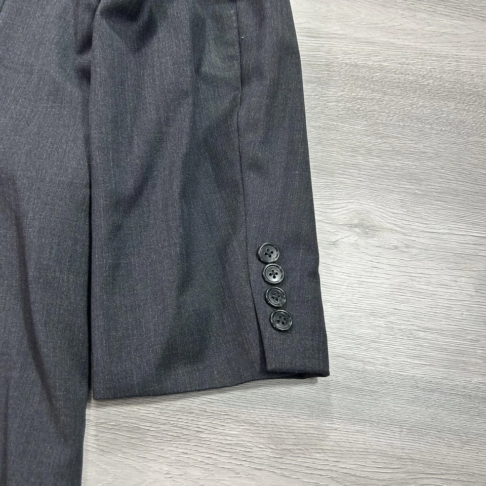 Blazer Corneliani Traje Chaqueta Hombre 44R Gris Super 110s Lana Hecho en Italia Foto 4 de 4