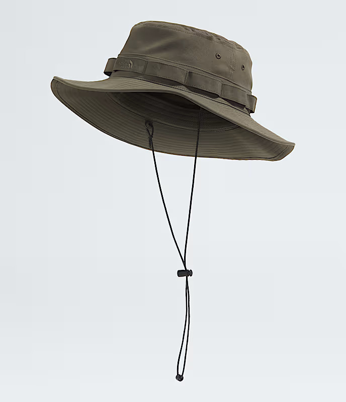 The North Face Class V Brimmer New Taupe Green Bucket Hat Cap UPF 40+ Hiking TNF