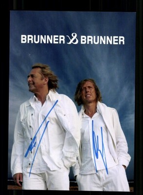 Brunner und Brunner Autogrammkarte Original  Signiert # BC 231173