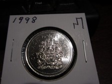 1998 - Canada Brilliant Uncirculated 50 cent - BU Canadian half dollar