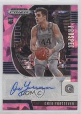2020 Panini Prizm Draft Picks Prospect Pink Ice Omer Yurtseven #PA-OY Auto 0p1n