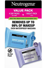 Neutrogena Makeup Remover Wipes 125 Total Ultra Soft Cleansing Towelettes 5 Pack