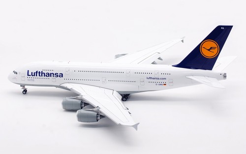 SQ Wings 1:200 Lufthansa AIRBUS A380 Diecast Aircraft Model D-AIMA Flaps Down - Picture 7 of 16