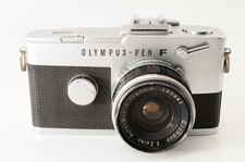  NEAR MINT Olympus PEN FT Half Frame Camera 25mm F/4 Lens From JAPAN