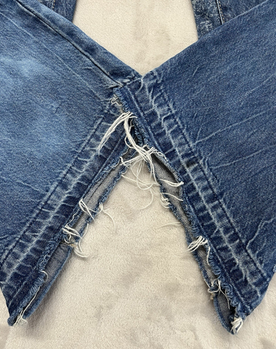 Free People We The People Jean Women 29 Blue Wash Parker Boyfriend Wide-Leg - Picture 13 of 17