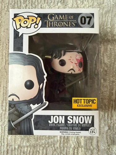Funko Pop! Vinyl: Game of Thrones - Jon Snow - (Bloody) - HBO Hot Topic...