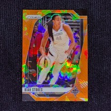 2024 Prizm WNBA - Kiah Stokes - Las Vegas Aces - #122 - Orange Ice Prizm