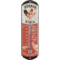 Lanolu Thermometer HüHnerstall 8X28Cm Im Retro Stil