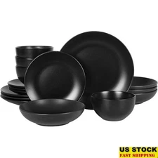 Stoneware Dinnerware Set 16 Piece Multi-functional Tableware Everyday Use