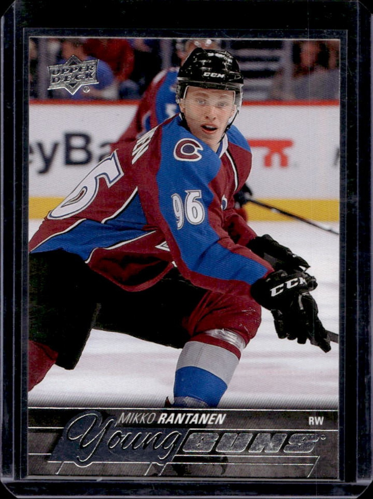 2015-16 Upper Deck Mikko Rantanen Rookie Young Guns RC #206 Avalanche