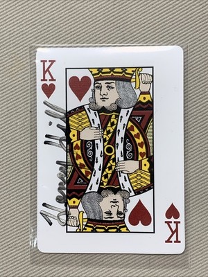 Goodfellas Mobster Mafia Henry Hill Autographed King of Hearts Vegas