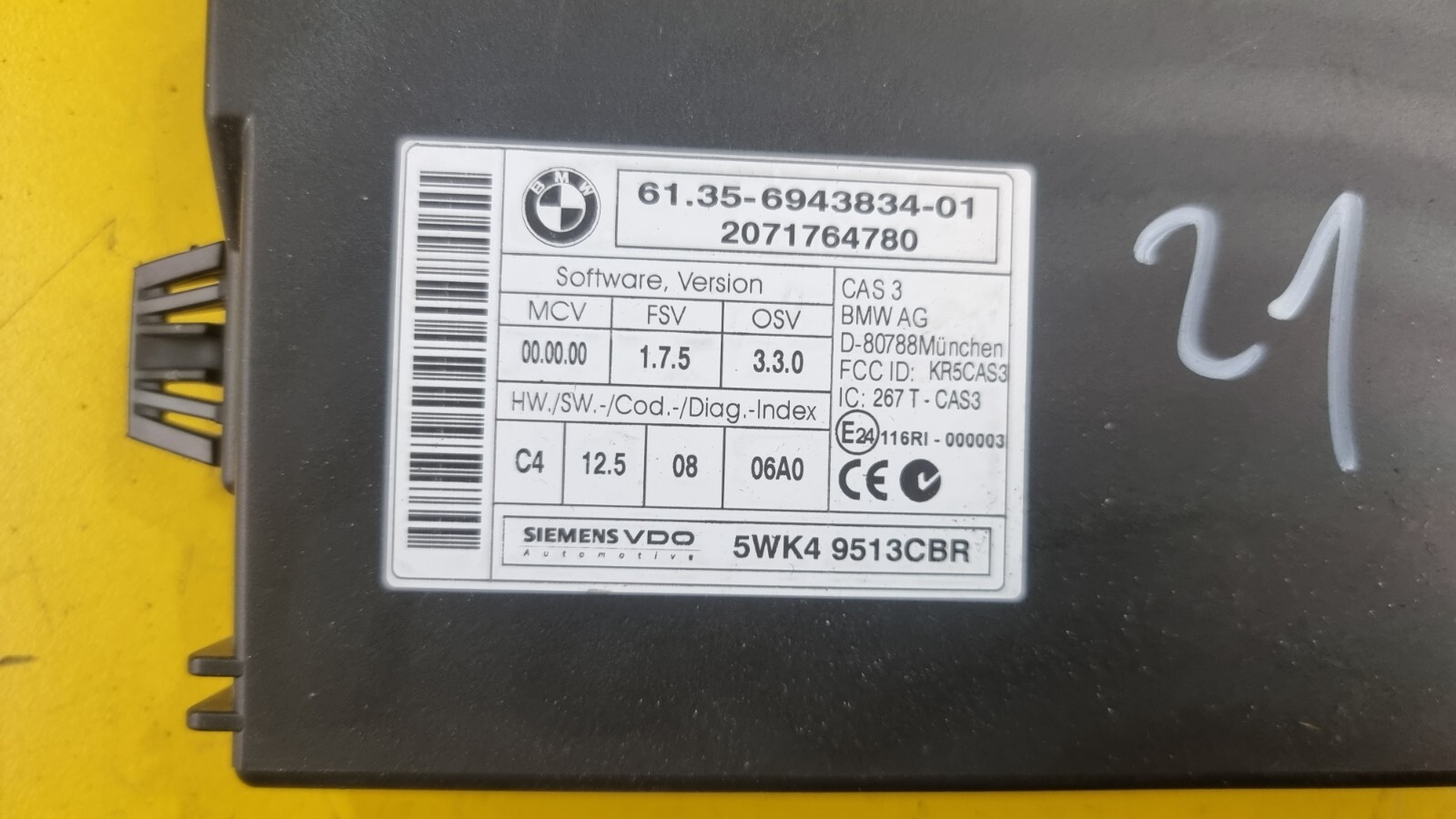BMW 3 E92 330i N52B30 ENGINE ECU SET 7576297 | eBay