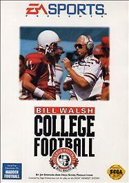 Bill Walsh College Football (Sega Genesis, 1993)