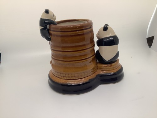 Lucky bambooplant holder 2 pandas new - Picture 5 of 8