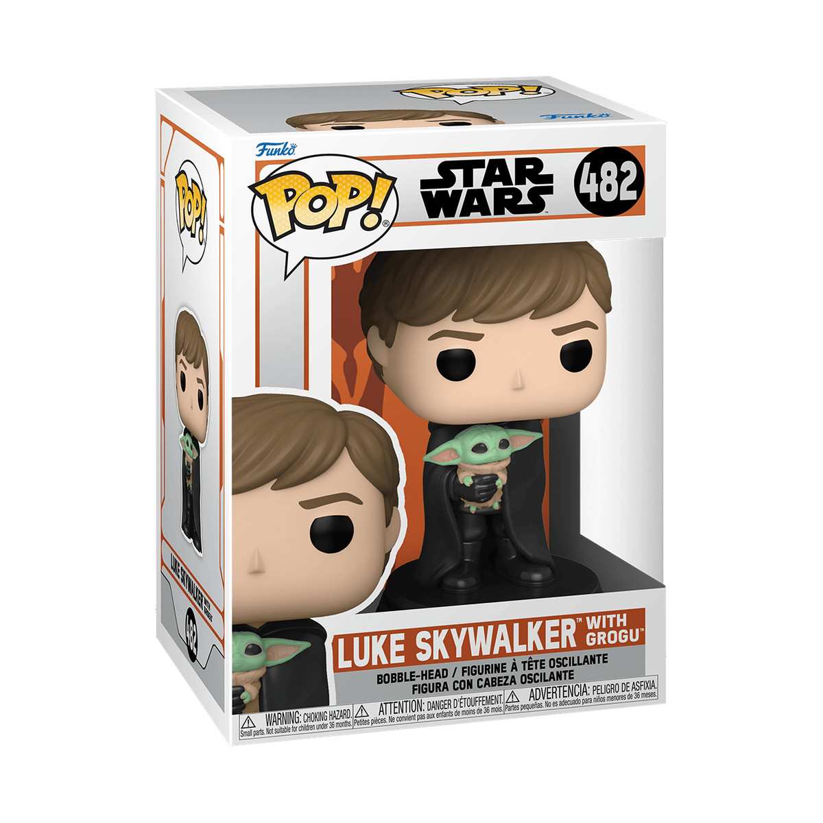 Funko Pop! Vinyl: Star Wars - Luke Skywalker with Grogu #482